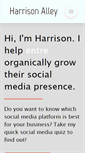 Mobile Screenshot of harrisonalley.com